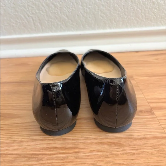 Cole Haan Juliana Skimmer II Flat in Black Patent - Picture 3 of 5